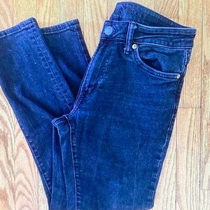 American Eagle Outfitters Deep Blue Skinny Jeans